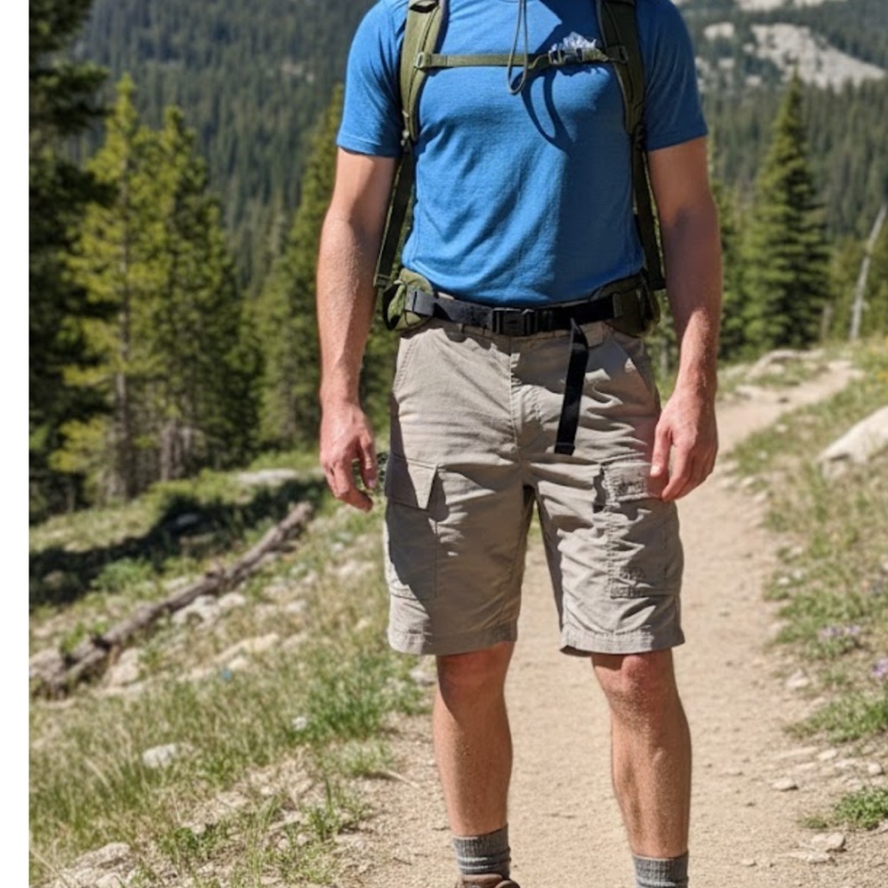 The North Face Men's Tan Cargo Shorts